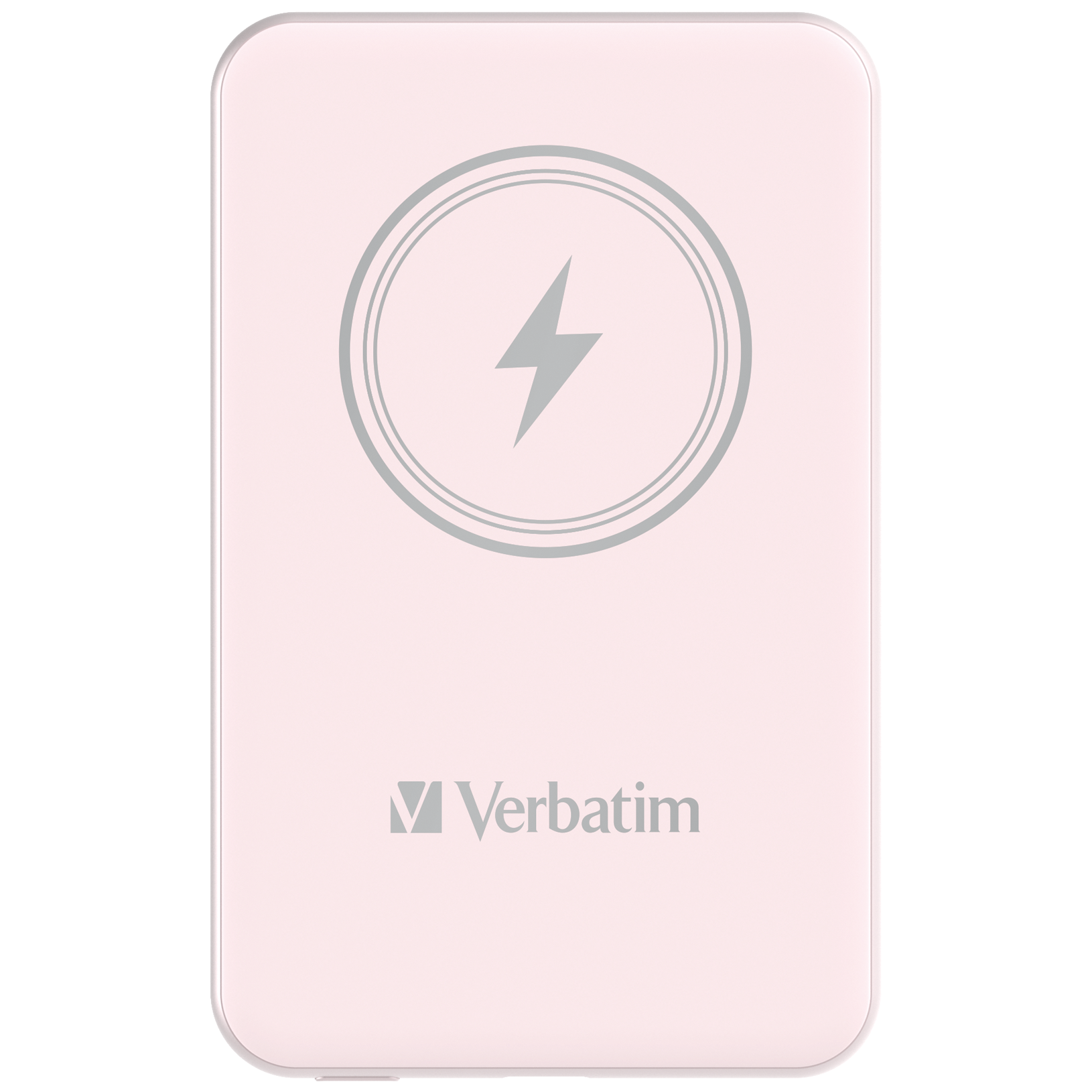 Charge 'n' Go Magnetic Wireless Power Bank 5000 mAh Rosa