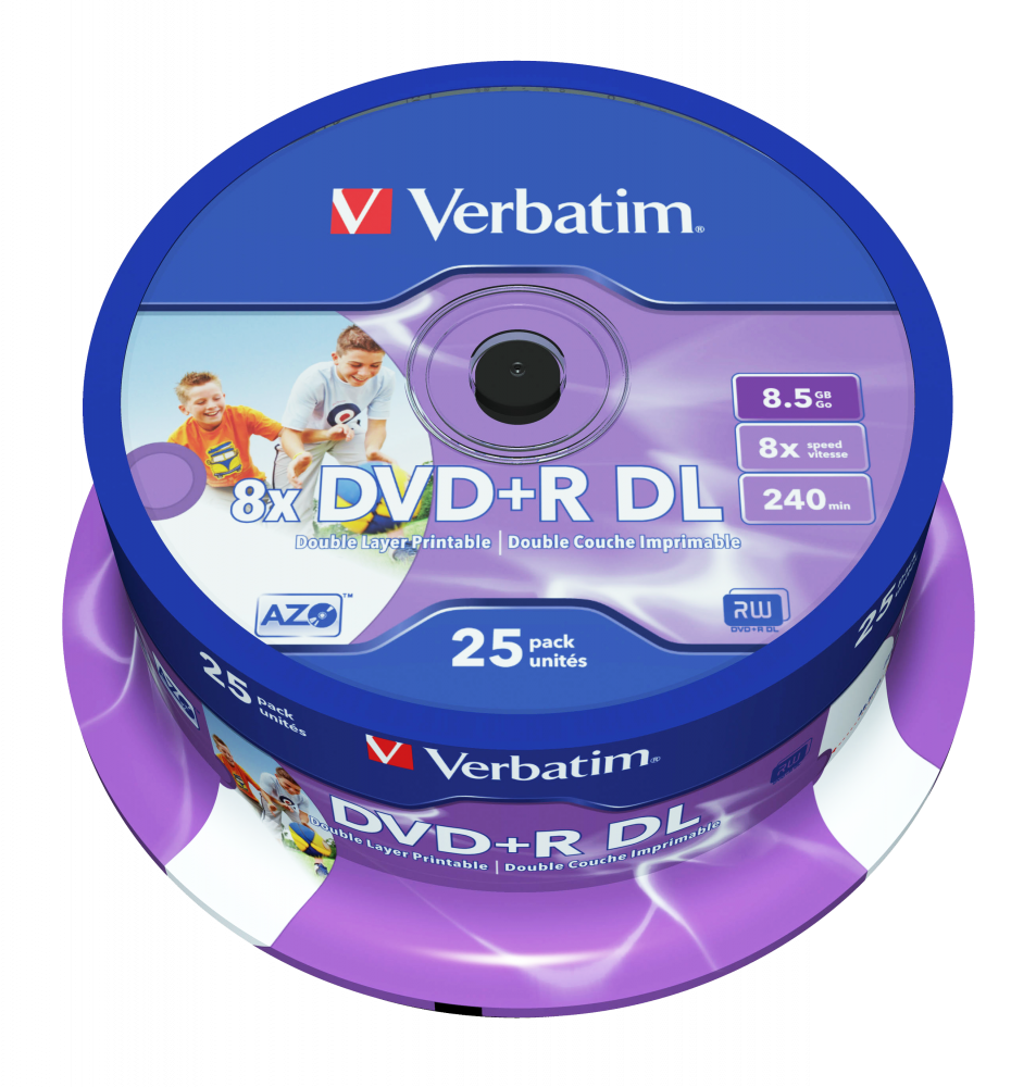DVD+R Double Layer Wide Inkjet Printable