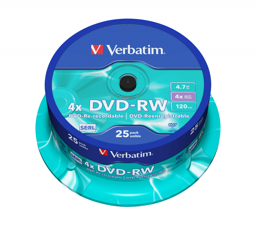 DVD-RW mattsilber