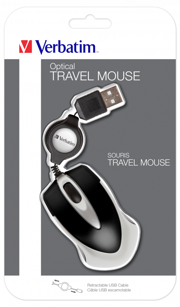 Go Mini Optical Travel Mouse – Schwarz