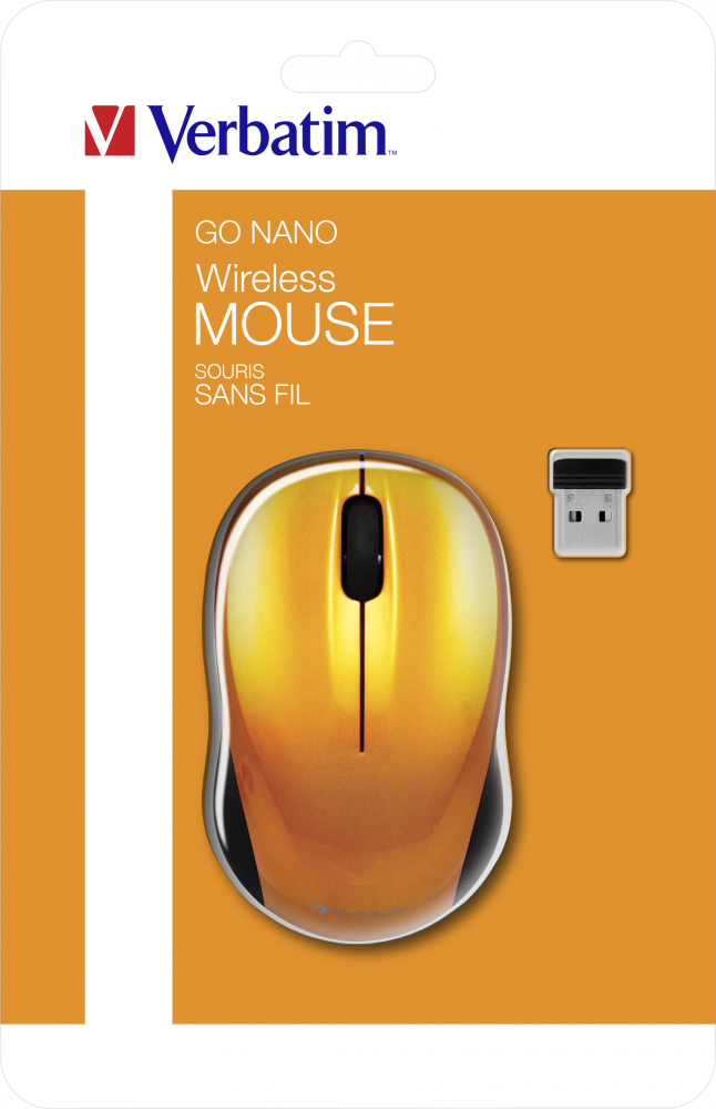 Kabellose GO NANO-Maus Volcanic Orange