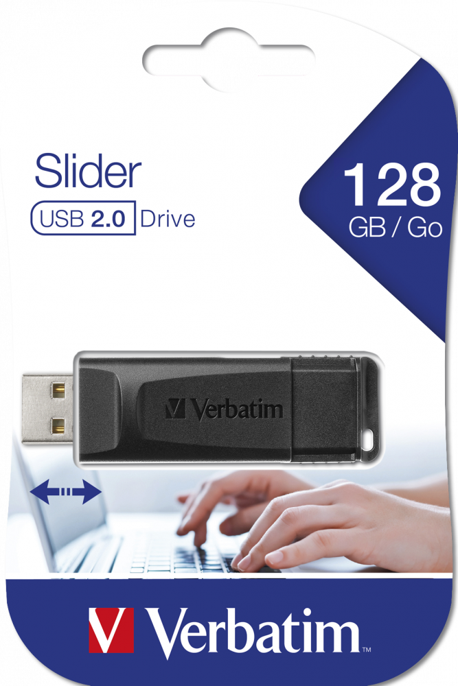 Slider USB Drive 128GB