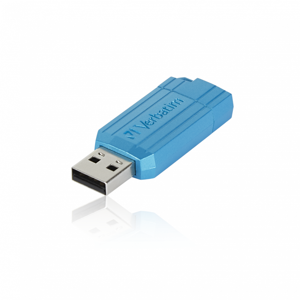 PinStripe USB-Laufwerk 16GB* – Caribbean Blue