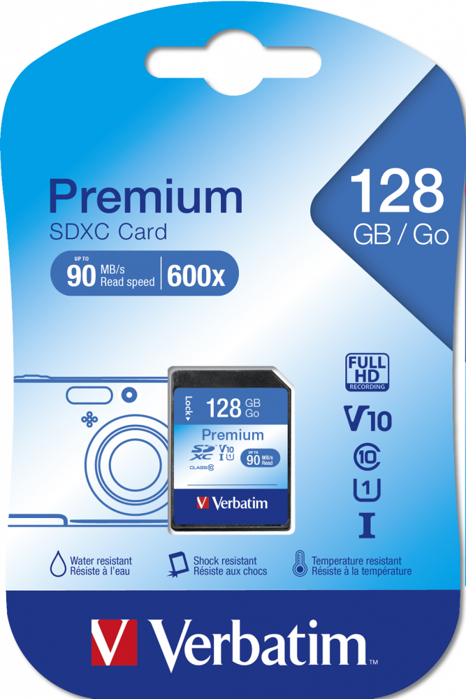 Premium U1 SDXC 128-GB-Speicherkarte