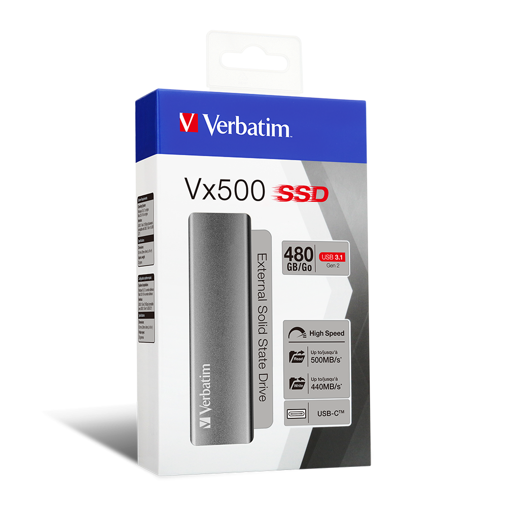 Vx500 External SSD USB 3.2 Gen 2 480GB