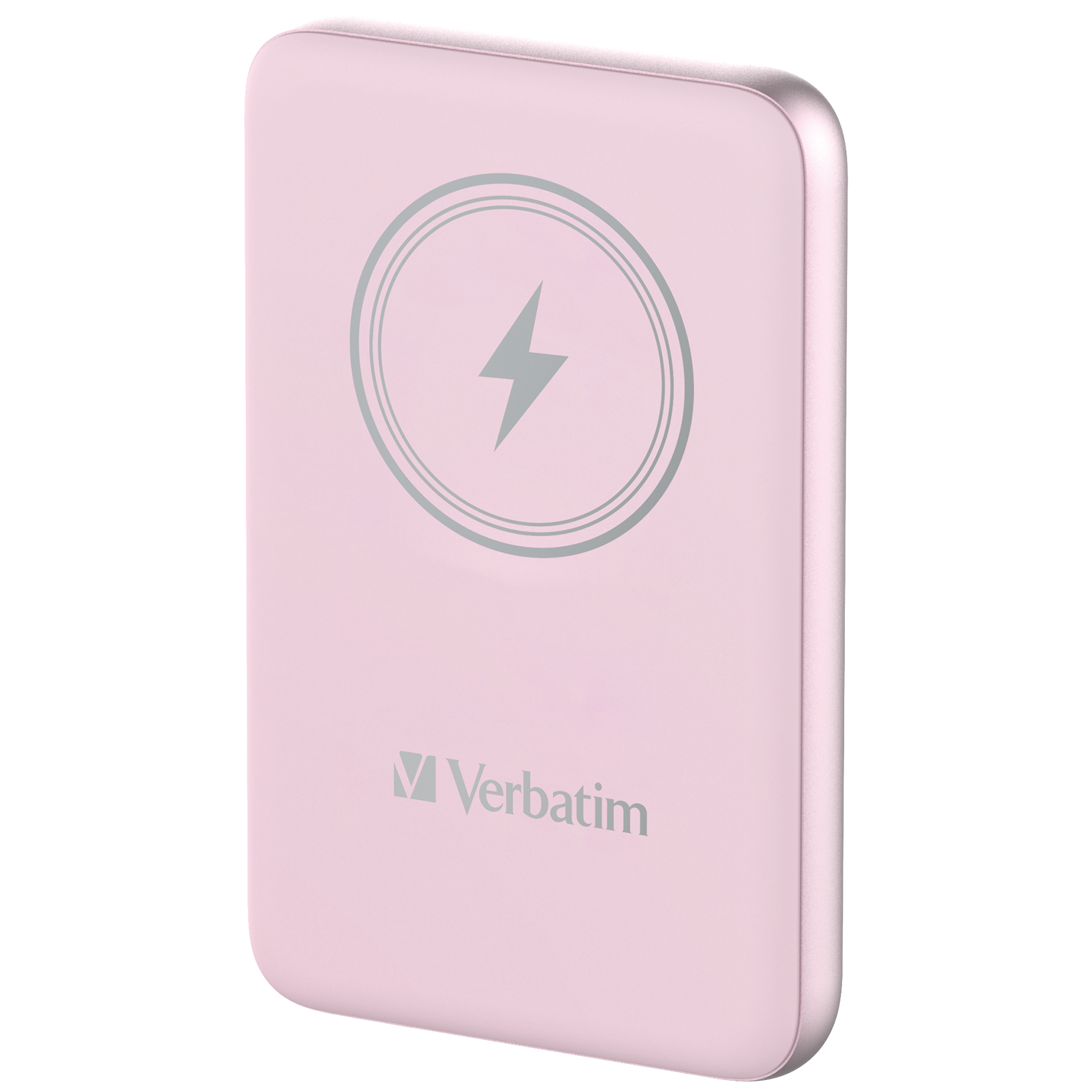 Charge 'n' Go Magnetic Wireless Power Bank 10000 mAh Rosa