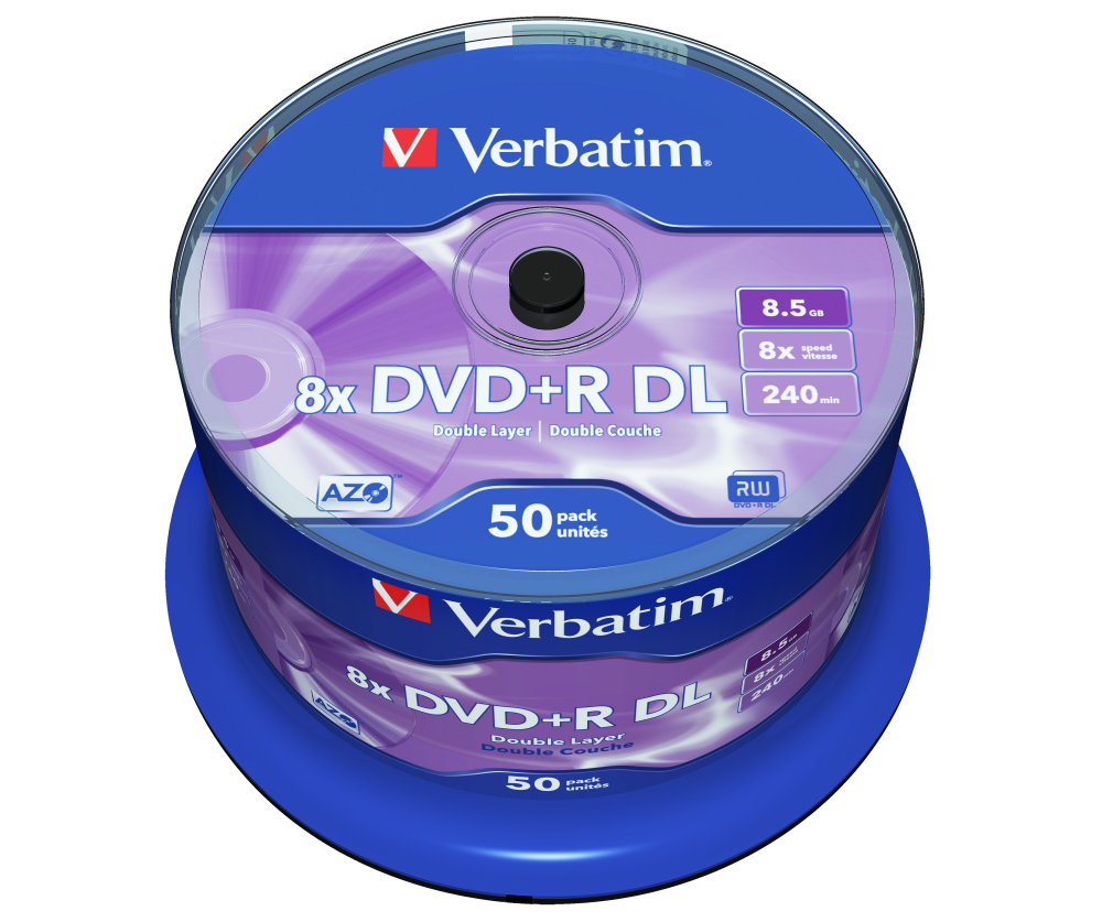 DVD+R Double Layer Matt Silver