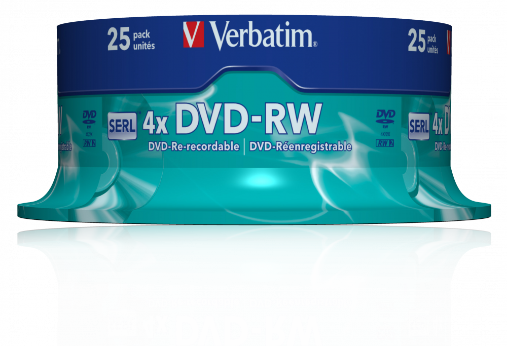 DVD-RW mattsilber