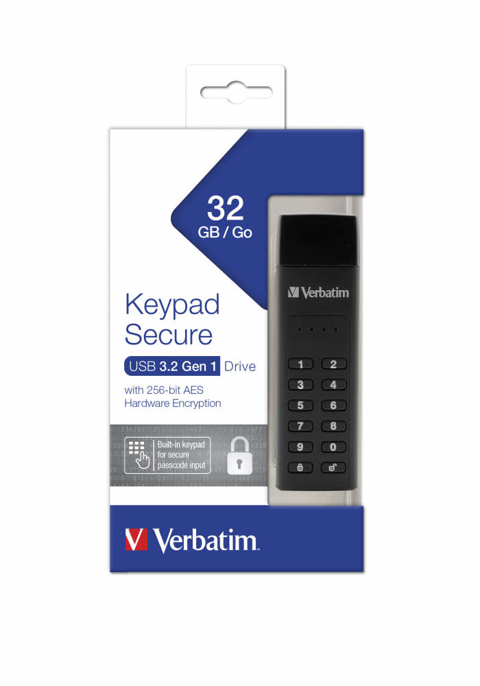 Keypad Secure USB-Stick USB-3.2 Gen 1 - 32 GB