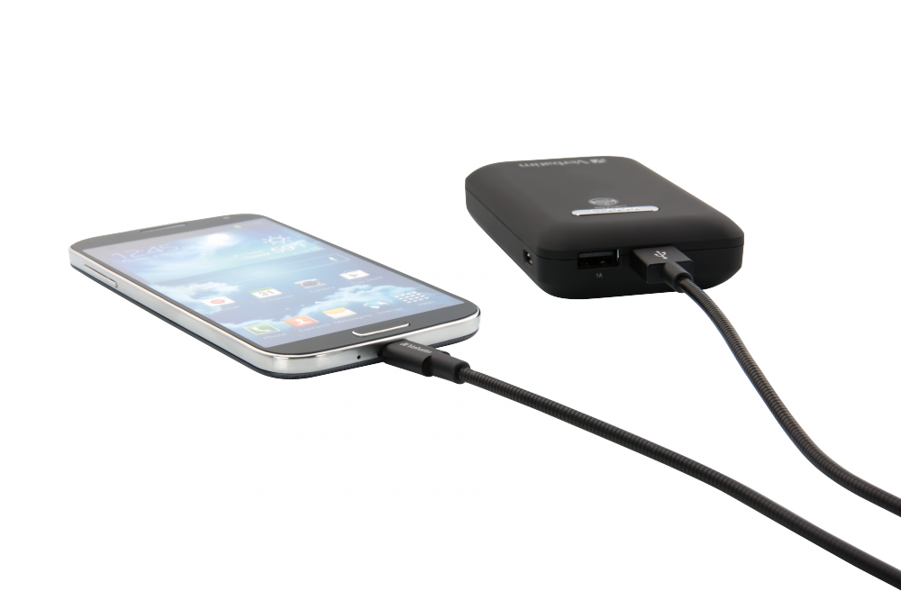 Mikro-USB Sync-und Ladekabel 100 cm Schwarz