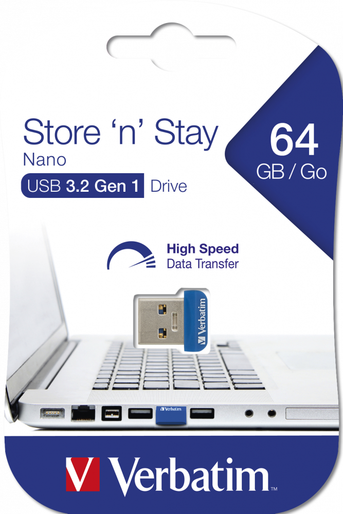 Store 'n' Stay NANO USB-Stick 3.2 Gen 1 - 64 GB